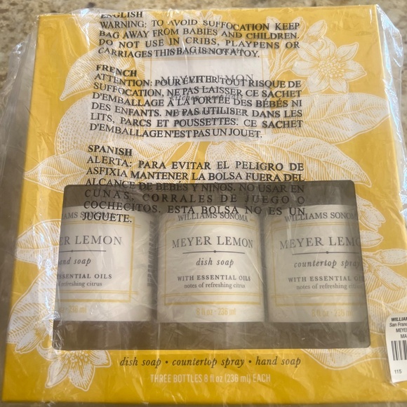 Williams Sonoma Kitchen Essential Kit Meyer Lemon with Essential OIls - Picture 6 of 6